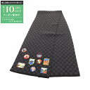【最大10万円OFFクーポン配布中】ルイ・ヴィトン LOUIS VUITTON エシャルプ プチダミエ アルプス マフラー 衣料品 ウール メンズ グレー系 /...