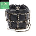 【最大10万円OFFクーポン配布中】シャネル CHANEL ココマーク ショルダーバッグ バッグ ラムスキン(羊革) レディース ブラック系 AS2313 【中...