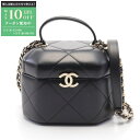 【最大10万円OFFクーポン配布中】シャネル CHANEL ココマーク ショルダーバッグ バッグ レザー レディース ブラック系 AS2630 【中古】