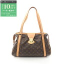 【最大10万円OFFクーポン配布中】ルイ・ヴィトン LOUIS VUITTON ストレーザPM モノグラム ショルダーバッグ バッグ PVCコーティングキャンバ...