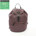 【最大10万円OFFクーポン配布中】プラダ PRADA リュックサック バックパック バッグ ナイロン サフィアーノレザー レディース ブラック系 / レッド系...