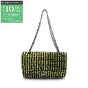 【最大10万円OFFクーポン配布中】シャネル CHANEL マトラッセ Wフラップ ショルダーバッグ バッグ ファブリック レザー レディース イエロー系 / ...