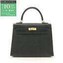 【最大10万円OFFクーポン配布中】エルメス HERMES ケリー25 ハンドバッグ バッグ レザー ヴォーエプソン ヴォーエプソン レディース ブラック系 0...
