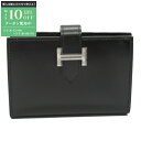 【最大10万円OFFクーポン配布中】エルメス HERMES ベアンカードケース ブラック カードケース アクセサリー レザー ボックスカーフ メンズ レディース...