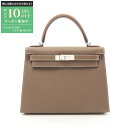 エルメス HERMES ケリー28 ハンドバッグ バッグ レザー ヴォーエプソン ヴォーエプソン レディース ブラウン系 042319CK 【中古】