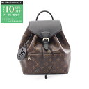 【最大10万円OFFクーポン配布中】ルイ・ヴィトン LOUIS VUITTON モンスリ NM PM リュックサック バックパック バッグ PVCコーティングキ...