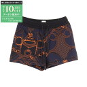 【最大10万円OFFクーポン配布中】エルメス HERMES パンツ 衣料品 ボトムス コットン レディース ブラック系 / ブルー系 / オレンジ系 4H441...