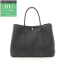 【最大10万円OFFクーポン配布中】エルメス HERMES ガーデンパーティPM トートバッグ バッグ レザー ネゴンダ ネゴンダ レディース ブラック系 【中...