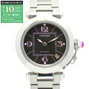 【最大10万円OFFクーポン配布中】カルティエ CARTIER パシャC 2007年クリスマス限定 腕時計 時計 ステンレススチール ボーイズ ブラック系 W3...