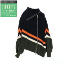 【最大10万円OFFクーポン配布中】サカイ Sacai ニット 衣料品 トップス ウール ナイロン レディース ネイビー系 / マルチカラー 19-04631 ...