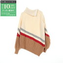 【最大10万円OFFクーポン配布中】サカイ Sacai ニット 衣料品 トップス ウール ナイロン レディース ホワイト系 / ブラウン系 / マルチカラー 1...