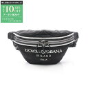 【最大10万円OFFクーポン配布中】ディーアンドジー D&G ウエストバッグ バッグ ナイロン レザー メンズ レディース ブラック系 BM1760 【中古】