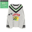 【最大10万円OFFクーポン配布中】イーアールエル ERL Hurt Lover Varsity Knit ニット 衣料品 トップス ウール アクリル / アル...