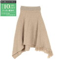【最大10万円OFFクーポン配布中】ザ ロウ THE ROW スカート 衣料品 ボトムス カシミヤ レディース ベージュ系 【中古】