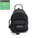 【最大10万円OFFクーポン配布中】バレンシアガ BALENCIAGA MICRO BACKPACK チャーム アクセサリー ナイロン メンズ レディース ブラ...