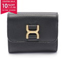 【10%OFFクーポン対象】クロエ Chloe MARCIE スモールトリフォールドウォレット 三つ折り財布 財布 レザー レディース ブラック系 CHC23AP099001 【新品】【0508-10cp】(4)