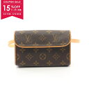 【15%OFFクーポン対象】ルイ・ヴィトン LOUIS VUITTON ポシェットフロランティーヌ モノグラム ウエストバッグ ボディバッグ バッグ PVCコー...