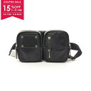 【15%OFFクーポン対象】グッチ GUCCI ウエストバッグ ボディバッグ バッグ レザー メンズ ブラック系 201846 【中古】【0508-15cp】
