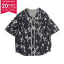 【20%OFFクーポン対象】ルイ・ヴィトン LOUIS VUITTON LV Leaf Denim Baseball Shirt LVリーフデニム ベースボール...