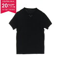 【20%OFFクーポン対象】プラダ PRADA カットソー 衣料品 トップス コットン メンズ ブラック系 UJN824 【中古】【0508-20cp】