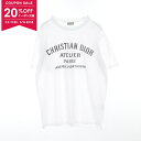 【20%OFFクーポン対象】ディオール Dior ATELIER カットソー 衣料品 トップス コットン メンズ ホワイト系 043J615A0589 【中古】...