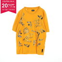 【20%OFFクーポン対象】フェンディ FENDI カットソー 衣料品 トップス コットン メンズ イエロー系 FY0936 AITX 【中古】【0508-20...