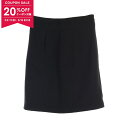 【20%OFFクーポン対象】シャネル CHANEL スカート 衣料品 ボトムス ウール レディース ブラック系 P29416 【中古】【0508-20cp】