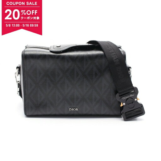 【20%OFFクーポン対象】ディオール Dior ランゴ22 CDダイヤモンド ショルダーバッグ バッグ PVCコーティングキャンバス レザー メンズ ブラック系 【中古】【0508-20cp】 【20%OFFクーポン対象】ディオール Dior ランゴ22 CDダイヤモンド ショルダーバッグ バッグ PVCコーティングキャンバス レザー メンズ ブラック系 【中古】【0508-20cp】