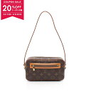【20%OFFクーポン対象】ルイ・ヴィトン LOUIS VUITTON ポシェットシテ ショルダーバッグ バッグ PVCコーティングキャンバス レザー モノグラ...