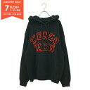【7%OFFクーポン対象】ケンゾー KENZO パーカー パーカー 衣料品 トップス ウール メンズ ブラック系 FF58PU7103CJ 【中古】