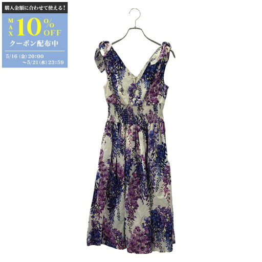 ドルチェアンドガッバーナ DOLCE & GABBANA ワンピース 衣料品 トップス コットン レディース パープル系 【中古】【0508-20cp】 ドルチェアンドガッバーナ DOLCE & GABBANA ワンピース 衣料品 トップス コットン レディース パープル系 【中古】【0508-20cp】