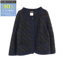 シャネル CHANEL カーディガン 衣料品 トップス ウール アルパカ レディース ネイビー系 / マルチカラー P44411K04620 【中古】(4)