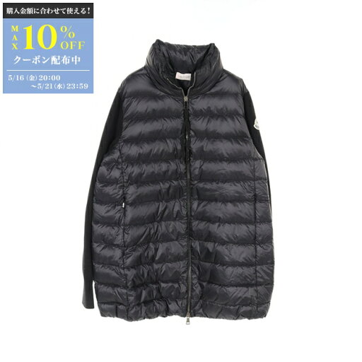 モンクレール MONCLER ダウンジャケット 衣料品 アウター ナイロン ウール レディース ブラック系 9B51200 【中古】【0508-20cp】 モンクレール MONCLER ダウンジャケット 衣料品 アウター ナイロン ウール レディース ブラック系 9B51200 【中古】【0508-20cp】