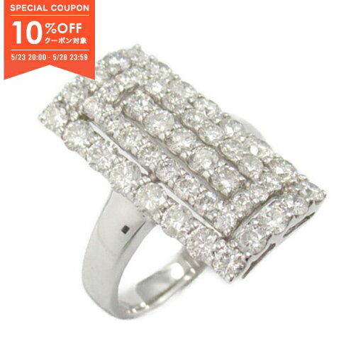 【10%OFFクーポン対象】ジュエリー JEWELRY ダイヤ リング リング・指輪 ジュエリー K18WG(ホワイトゴールド) ダイヤモンド レディース クリア系 ダイヤ 7.3g 【中古】【0523-10cp】 【10%OFFクーポン対象】ジュエリー JEWELRY ダイヤ リング リング・指輪 ジュエリー K18WG(ホワイトゴールド) ダイヤモンド レディース クリア系 ダイヤ 7.3g 【中古】【0523-10cp】