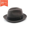 【20%OFFクーポン対象】ボルサリーノ Borsalino ハット 帽子 ウール メンズ レディース グレー系 【中古】【0523-20cp】