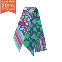【20%OFFクーポン対象】エルメス HERMES ツイリー Tapis Persans スカーフ 衣料品 シルク シルク レディース ブルー系 / マルチカラ...