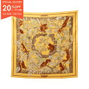 【20%OFFクーポン対象】エルメス HERMES カレ90 CASSE NOISETTE スカーフ 衣料品 シルク シルク レディース イエロー系 / マルチ...