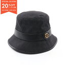 【20%OFFクーポン対象】グッチ GUCCI GGマーモント GGキャンバス ハット 帽子 ポリエステル / コットン メンズ レディース ブラック系 576...