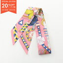 【20%OFFクーポン対象】エルメス HERMES ツイリー Harnais de Coeur スカーフ 衣料品 シルク シルク レディース ピンク系 / マル...