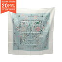 【20%OFFクーポン対象】エルメス HERMES カレ90 BRIDES de GALA en Fleurs スカーフ 衣料品 シルク シルク レディース ブ...
