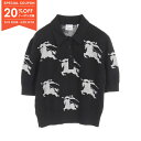 【20%OFFクーポン対象】バーバリー BURBERRY EKD ニット ポロシャツ 衣料品 トップス コットン レディース ブラック系 / ホワイト系 807...