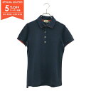 【5%OFFクーポン対象】エルメス HERMES ポロシャツ ポロシャツ 衣料品 トップス コットン レディース ネイビー系 【中古】