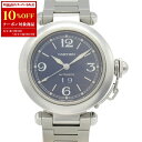 【10%OFFクーポン対象!6/4 20時~】カルティエ CARTIER パシャC ビッグデイト 腕時計 ウォッチ 腕時計 時計 ステンレススチール ボーイズ ブルー系 W31047M7 【中古】【0604-10cp】