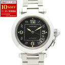 【10%OFFクーポン対象!6/4 20時~】カルティエ CARTIER パシャC 腕時計 時計 ステンレススチール ボーイズ ブラック系 W31043M7 【中古】【0604-10cp】