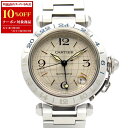 【10%OFFクーポン対象!6/4 20時~】カルティエ CARTIER パシャC メリディアン 腕時計 時計 ステンレススチール ボーイズ シルバー系 W31029M7 【中古】【0604-10cp】