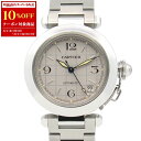 【10%OFFクーポン対象!6/4 20時~】カルティエ CARTIER パシャC 腕時計 時計 ステンレススチール ボーイズ グレー系 W31023M7 【中古】【0604-10cp】