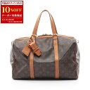 【10%OFFクーポン対象】ルイ・ヴィトン LOUIS VUITTON サックスープル35 ボストンバッグ バッグ PVCコーティングキャンバス レザー モノグラム レディース ブラウン系 M41626 【中古】【0604-10cp】(4)