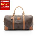 【15%OFFクーポン対象】セリーヌ CELINE マカダム ボストンバッグ バッグ PVCコーティングキャンバス レザー レディース ブラウン系 【中古】【0604-15cp】(4)