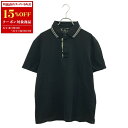 【15%OFFクーポン対象】ヴェルサーチ VERSACE ポロシャツ ポロシャツ 衣料品 トップス コットン レディース ブラック系 【中古】【0604-15c...