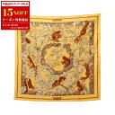 【15%OFFクーポン対象】エルメス HERMES カレ90 CASSE NOISETTE スカーフ 衣料品 シルク シルク レディース イエロー系 / マルチ...